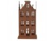 2ks rezavá dekorace / svícen Amster Antik - 11*11*21 / 8*8*16 cm Clayre & Eef