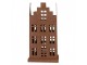 2ks rezavá dekorace / svícen Amster Antik - 11*11*21 / 8*8*16 cm Clayre & Eef