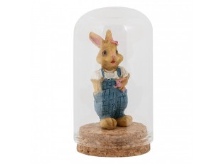 Skleněný poklop s korkovou zátkou Tarry - Ø 5*8 cm