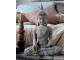 Béžová antik dekorace sedící Buddha - 30*16*41 cm Chic Antique