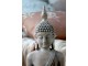 Béžová antik dekorace sedící Buddha - 30*16*41 cm Chic Antique