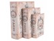 3ks úložný box kniha Paris - 27*22*7 / 22*17*6 / 17*12*4 cm Clayre & Eef