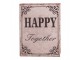 3ks úložný box kniha Happy Together - 27*22*7 / 22*17*6 / 17*12*4 cm Clayre & Eef