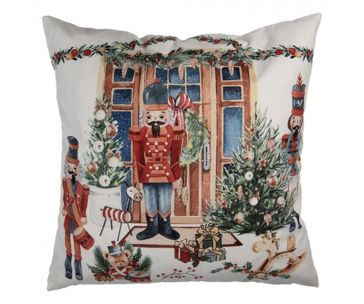 Povlak na polštář s Louskáček Nutcracker Christmas - 45*45 cm Clayre & Eef