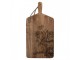 Dřevěné servírovací prkénko s králíkem Board Wood Rabbit - 25*2*50 cm Clayre & Eef