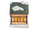 Dekorace malinký svítící béžový domek Manon LED - 6*5*6 cm Clayre & Eef