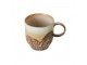 Béžovo-hnědý hrnek Coffee 70s Shell - 10*7*8cm / 250 ml HKLIVING