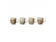 Béžovo-hnědý hrnek Coffee 70s Shell - 10*7*8cm / 250 ml HKLIVING