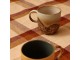 Béžovo-hnědý hrnek Coffee 70s Shell - 10*7*8cm / 250 ml HKLIVING