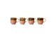 Růžovo-hnědý hrnek Coffee 70s Lush - 10*7*8cm / 250 ml HKLIVING