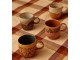 Set 4ks hrnek Coffee 70s Lush - 10*7*8cm / 250 ml HKLIVING