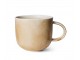 Rustikálně béžový porcelánový hrnek Chef - 12*9*8 cm / 320 ml HKLIVING