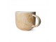 Rustikálně béžový porcelánový hrnek Chef - 12*9*8 cm / 320 ml HKLIVING