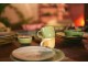 Rustikálně béžový porcelánový hrnek Chef - 12*9*8 cm / 320 ml HKLIVING