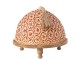 Přírodní dřevěný podnos s poklopem Hood - Ø30 * 25 cm J-Line by Jolipa