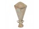 Zelený antik kovový nástěnný držák na květiny - 31*23*32 cm Clayre & Eef