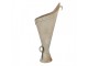 Zelený antik kovový nástěnný držák na květiny - 31*23*32 cm Clayre & Eef