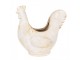 Béžový antik květináč kohoutek Chicken Brocante - 36*18*35 cm Clayre & Eef