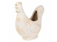 Béžový antik květináč kohoutek Chicken Brocante - 36*18*35 cm Clayre & Eef