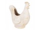 Béžový antik květináč kohoutek Chicken Brocante - 36*18*35 cm Clayre & Eef