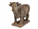 Šedý antik dekorační květináč kráva Cow Brocante - 36*15*28 cm Clayre & Eef
