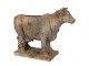 Šedý antik dekorační květináč kráva Cow Brocante - 36*15*28 cm Clayre & Eef