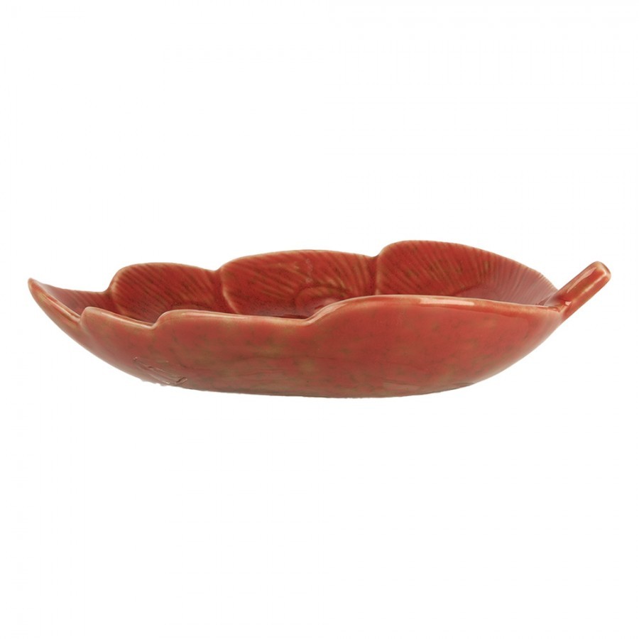 Dekorační keramický talířek paví pera Retro Uniq - 16*12*3 cm Clayre & Eef Dekorační keramický talířek paví pera Retro Uniq - 16*12*3 cm Clayre & Eef