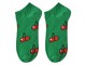 Zelené veselé kotníkové ponožky Cherries - 36-41 Clayre & Eef