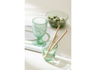 Zelená sklenička na víno s bublinkami Wine Lisboa green - Ø9*15cm / 370ml