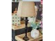 Světle hnědé stínidlo na lampu z hovězí kůže - Ø 20 * Ø 15*15cm Mars & More 
