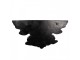 Hnědá nástěnná dekorační police s ornamenty Solangé - 60*23*30 cm Clayre & Eef
