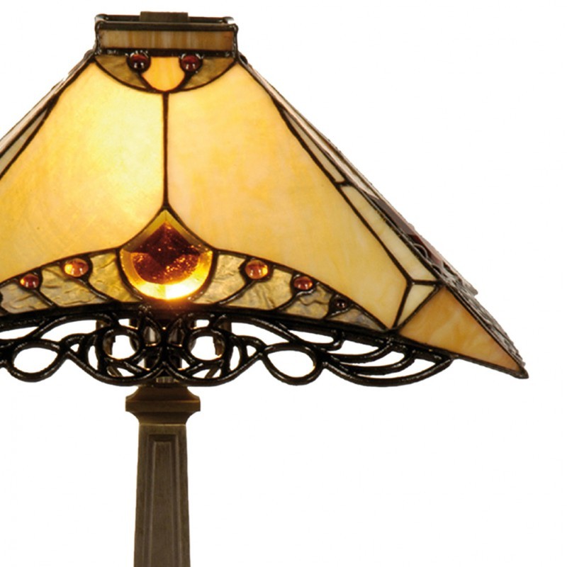 Stolní lampa Tiffany - Ø 50*49 cm 1x E14 Clayre & Eef Stolní lampa Tiffany - Ø 50*49 cm 1x E14 Clayre & Eef