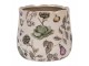 Keramický obal na květináč zelenina The Kitchen Garden M - Ø 18*16 cm Clayre & Eef