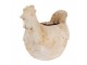 Béžový antik květináč slepička Chicken Brocante - 31*20*27 cm Clayre & Eef