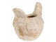 Béžový antik květináč slepička Chicken Brocante - 31*20*27 cm Clayre & Eef