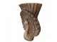 Hnědý antik nástěnný květináč páv Peacock Baroque - 36*12*39 cm Clayre & Eef