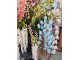 Dekorace modrá umělá květina zvonek Bells Bouquet - 15*6*80 cm Clayre & Eef