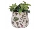 Keramický obal na květináč zelenina The Kitchen Garden L - Ø 21*19 cm Clayre & Eef