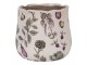 Keramický obal na květináč zelenina The Kitchen Garden L - Ø 21*19 cm Clayre & Eef