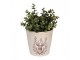 Béžový obal na květináč s jelenem Gentle Wilderness M - Ø 15*14 cm Clayre & Eef
