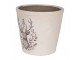 Béžový obal na květináč s jelenem Gentle Wilderness XL - Ø 21*20 cm Clayre & Eef