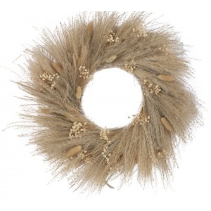 Přírodní věnec ze sušených rostlin Branches - Ø 50*7 cm