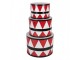 3ks kovový dekorační buben Christmas Drum - Ø 47*32 / Ø 39*28 / Ø 31*22 cm Clayre & Eef