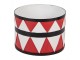 3ks kovový dekorační buben Christmas Drum - Ø 47*32 / Ø 39*28 / Ø 31*22 cm Clayre & Eef