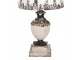 Béžová antik kovová stolní lampa Florence - Ø 32*60 cm E27/max 1*60W Clayre & Eef