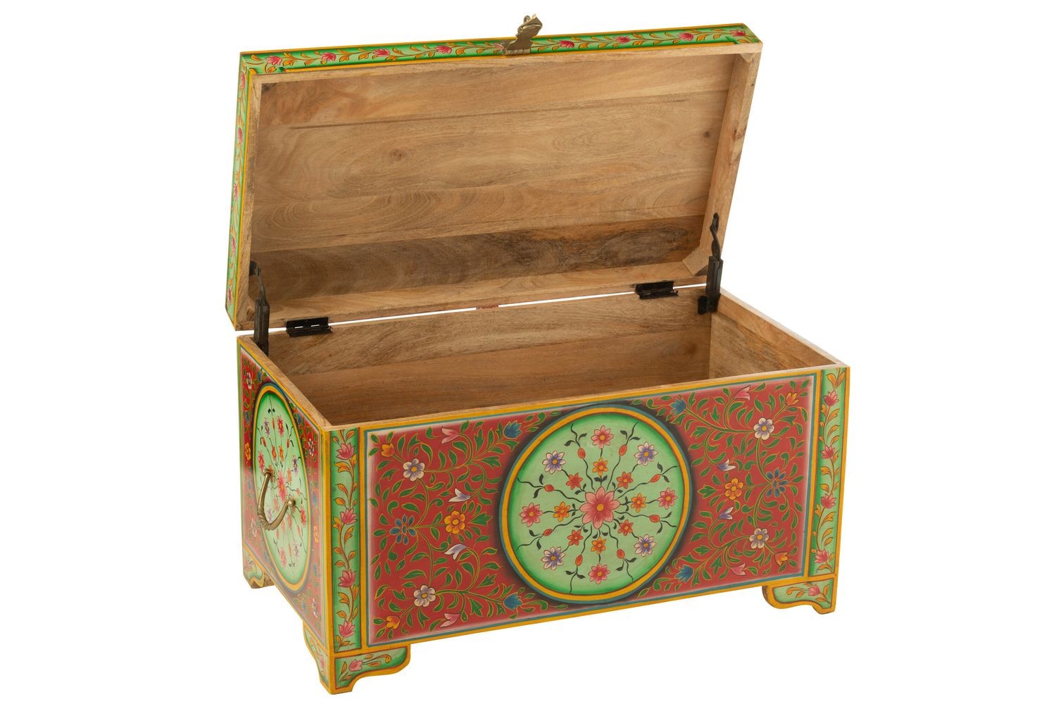 Dřevěná barevná truhla Mumbai mango wood - 78*43*45 cm J-Line by Jolipa Dřevěná barevná truhla Mumbai mango wood - 78*43*45 cm J-Line by Jolipa