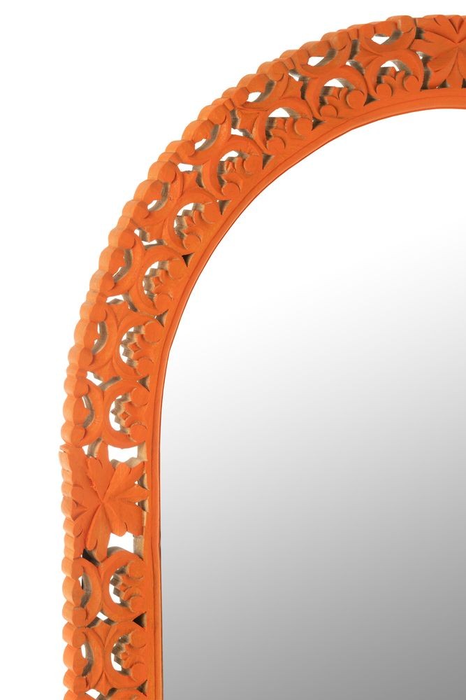Dřevěné vyřezávané zrcadlo Mumbai mango wood - 70*3*160 cm J-Line by Jolipa Dřevěné vyřezávané zrcadlo Mumbai mango wood - 70*3*160 cm J-Line by Jolipa