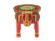 Dřevěný barevný stůl / stolička slon Mumbai mango wood - 48*35*36 cm J-Line by Jolipa