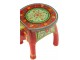 Dřevěný barevný stůl / stolička slon Mumbai mango wood - 48*35*36 cm J-Line by Jolipa