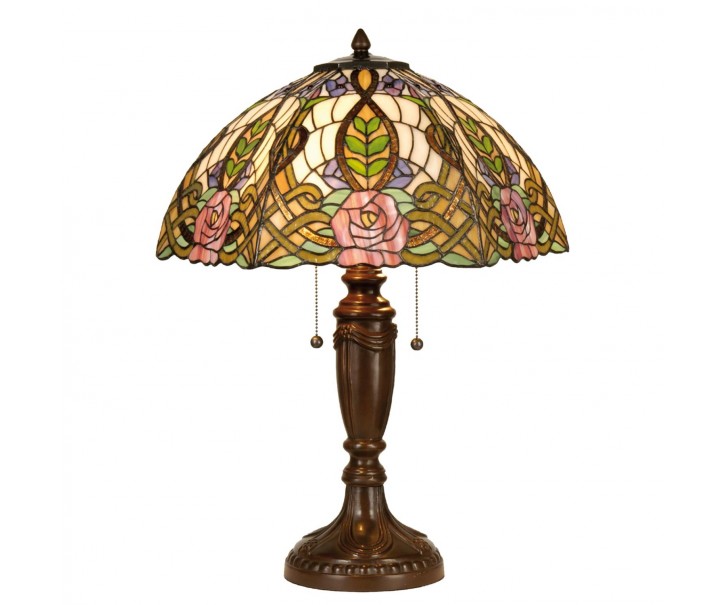 Stolní lampa Tiffany Rose Clayre & Eef